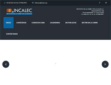 Tablet Screenshot of incalec.org